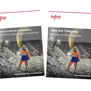 Broschüre: Jobs mit Tiefgang – Berufe im Untertagbau